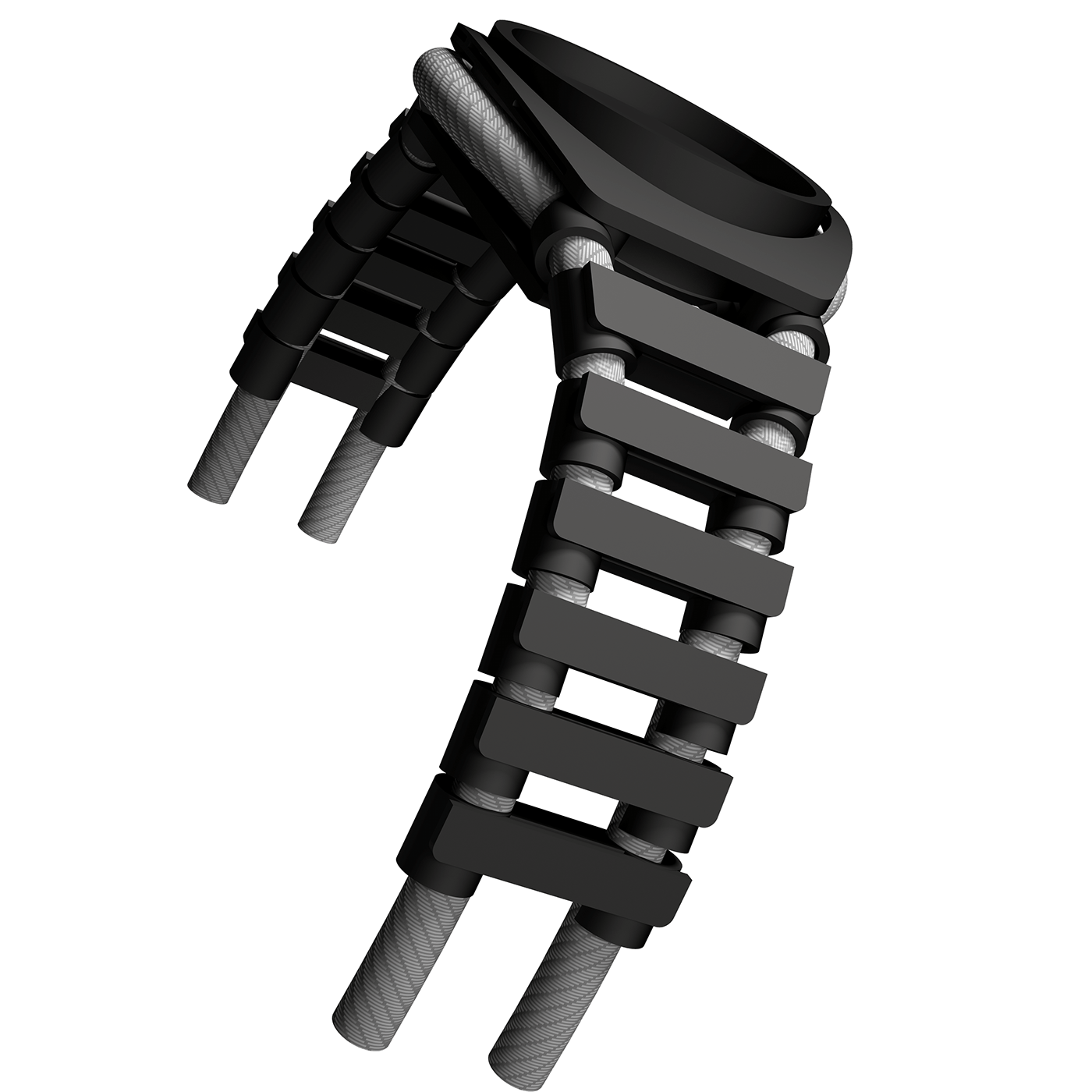 Wrist watch，intelligence，3D printing，black，