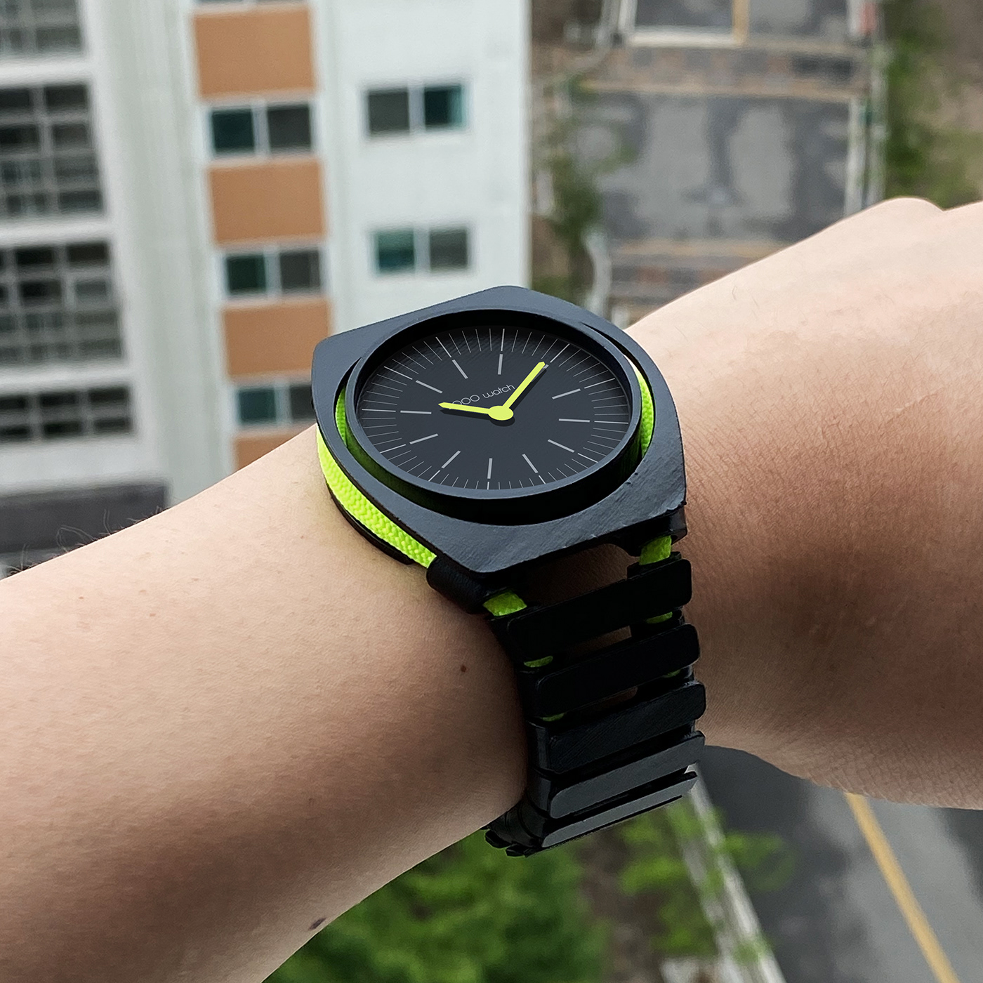 Wrist watch，intelligence，3D printing，black，