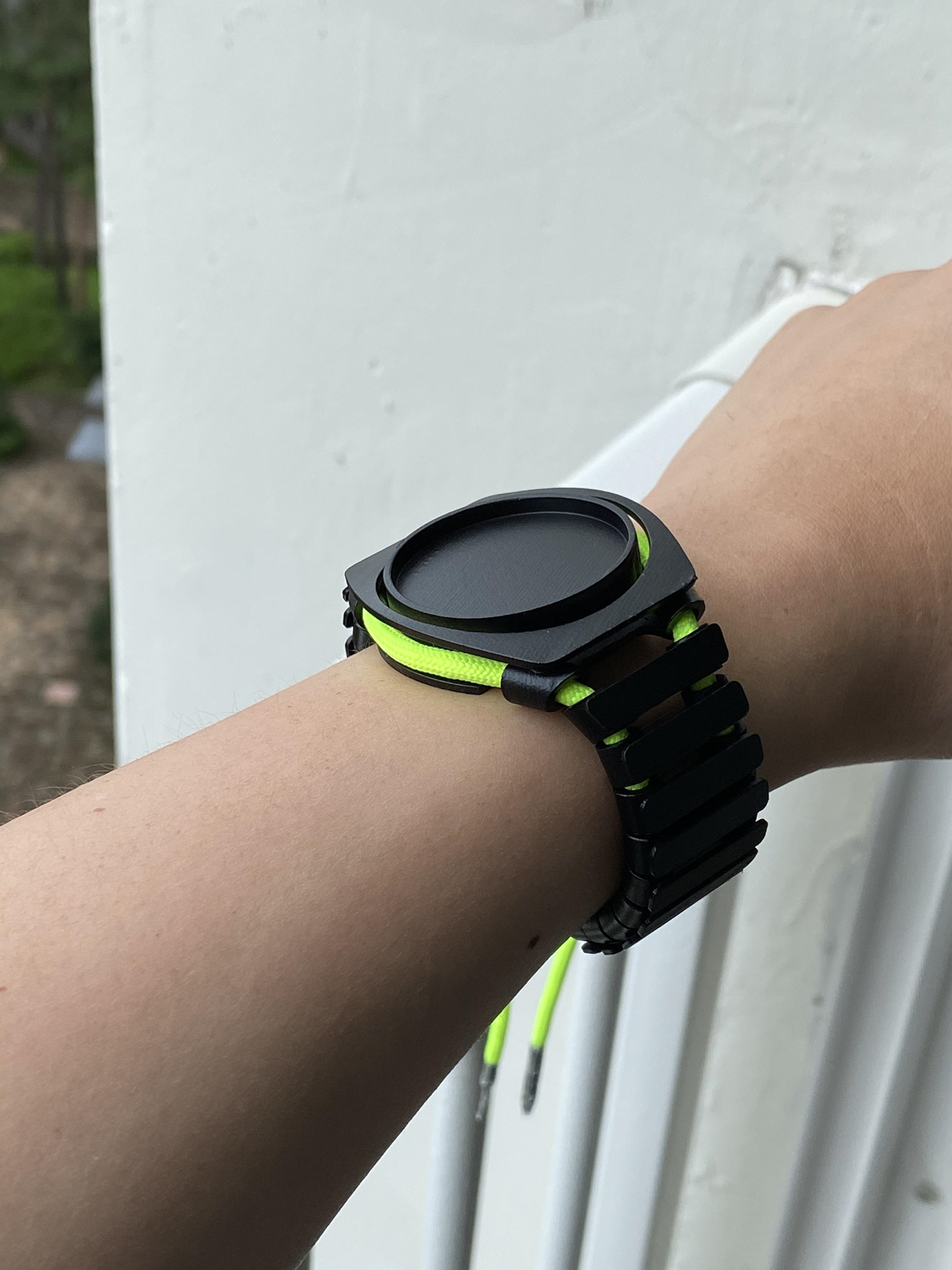 Wrist watch，intelligence，3D printing，black，