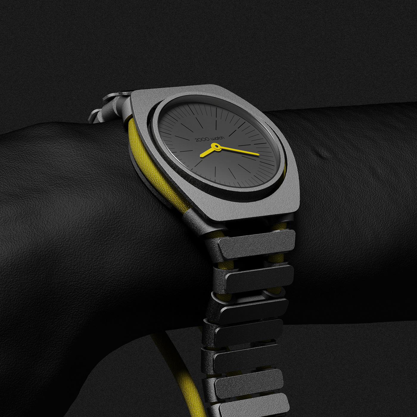 Wrist watch，intelligence，3D printing，black，