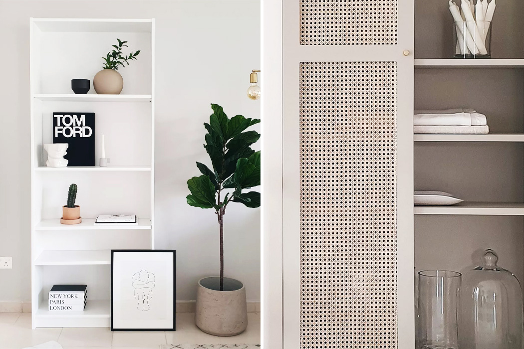 bookshelf，IKEA，Redesign，Bohemian wind，