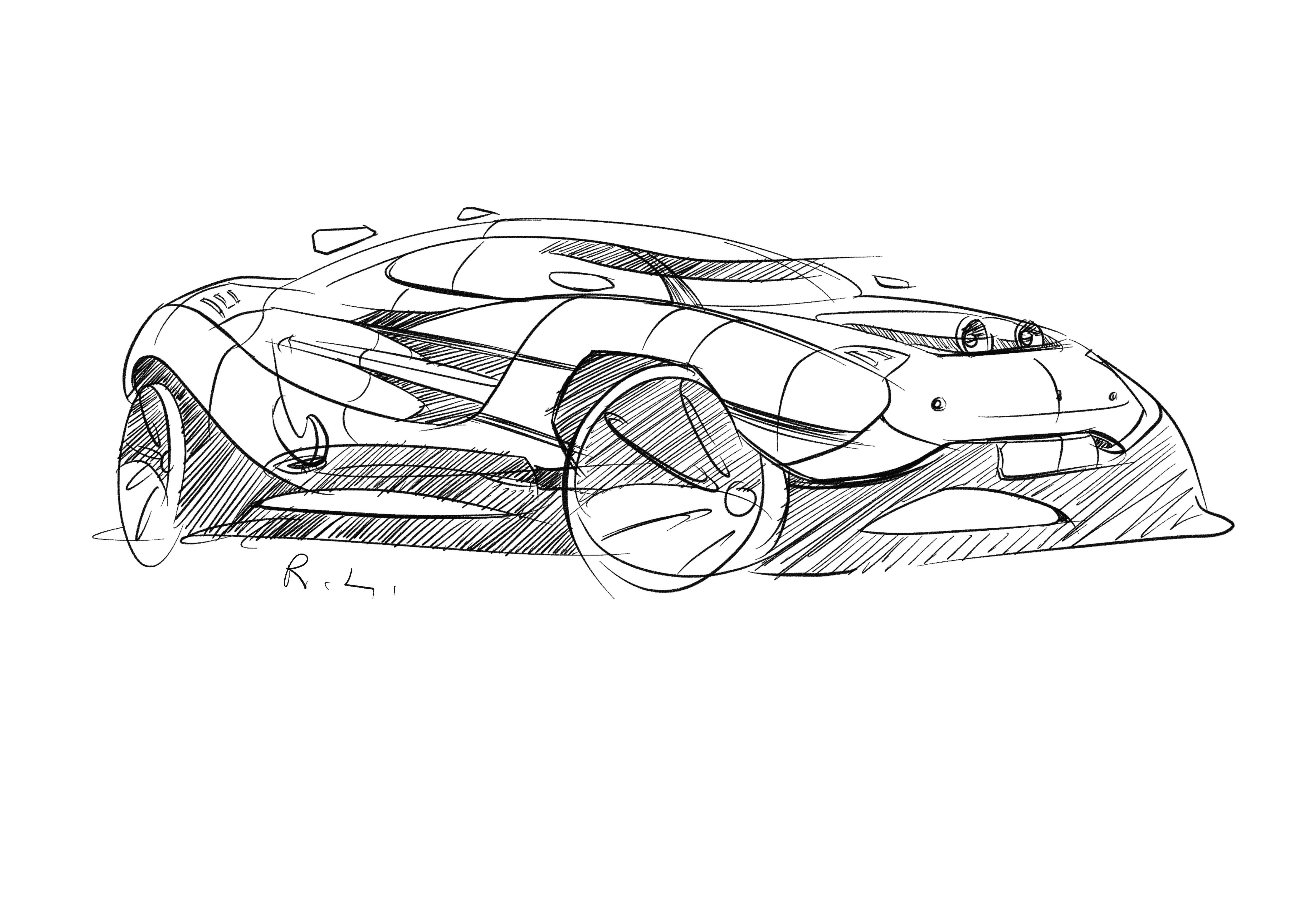 Ubee ，Hand drawn，product design，automobile，Line，sai ，