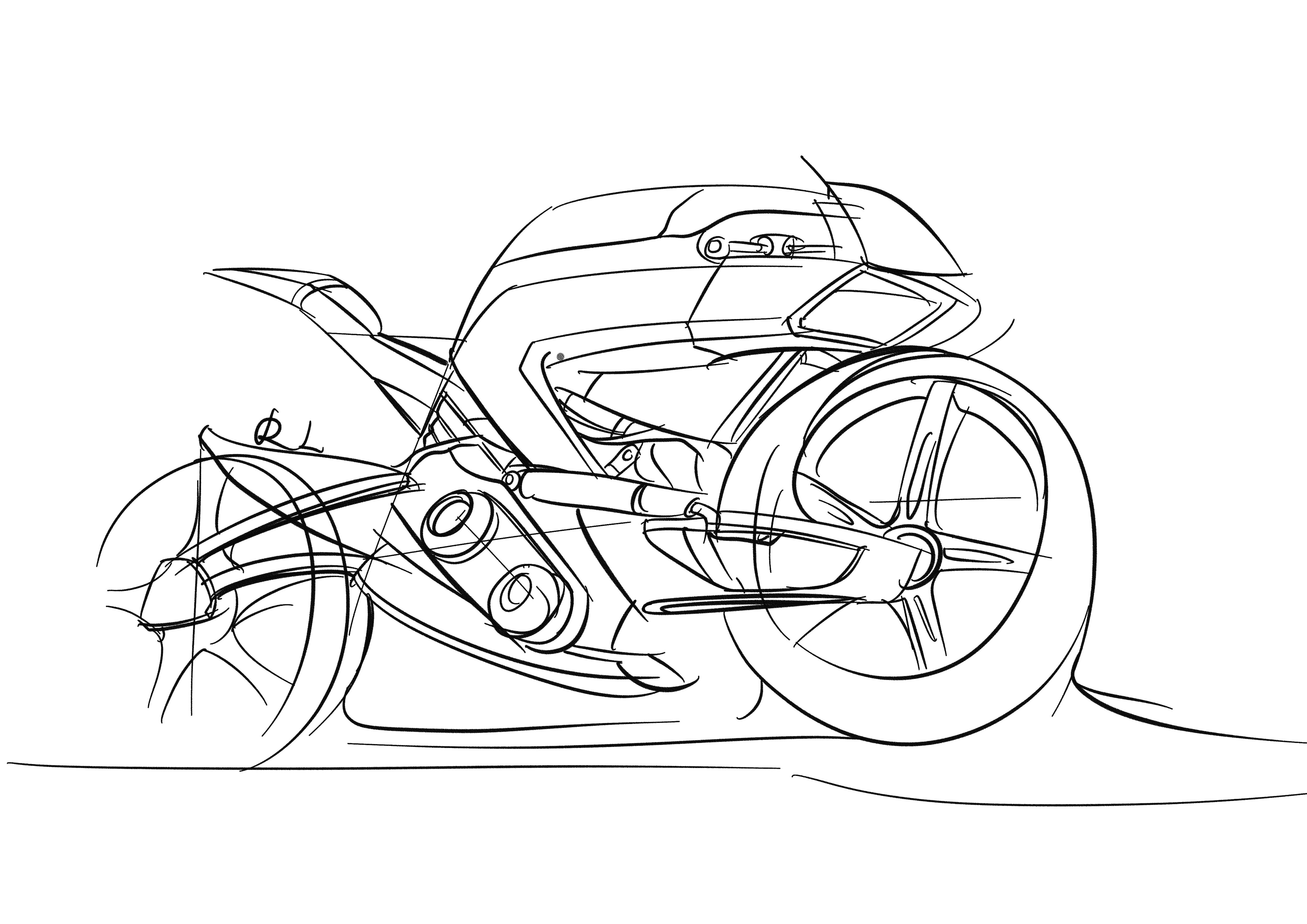 Ubee ，Hand drawn，product design，automobile，Line，sai ，