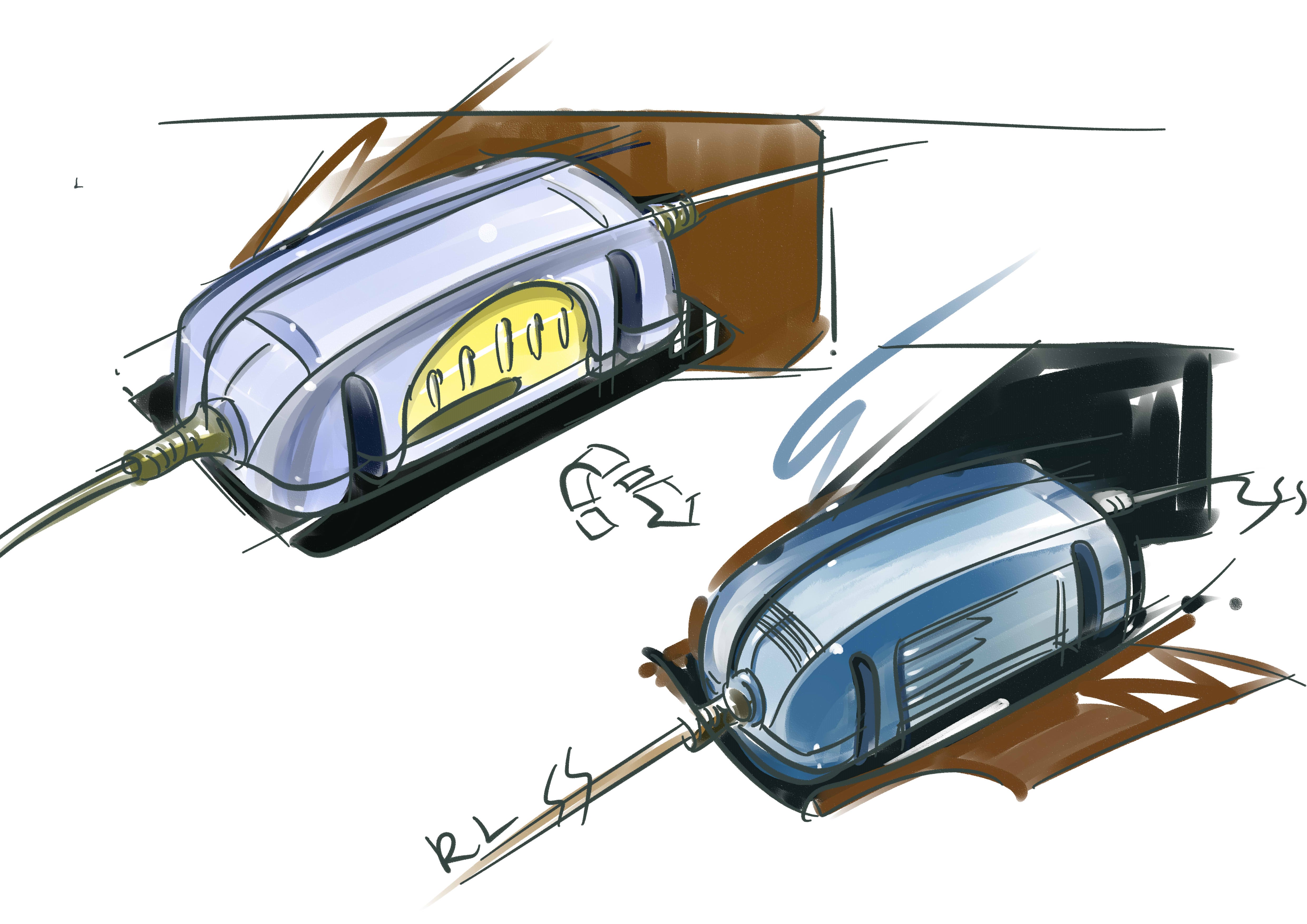 Ubee ，Hand drawn，product design，automobile，Line，sai ，