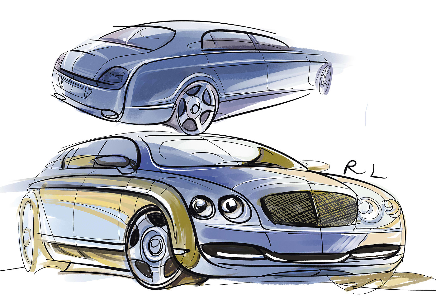 Ubee ，Hand drawn，product design，automobile，Line，sai ，