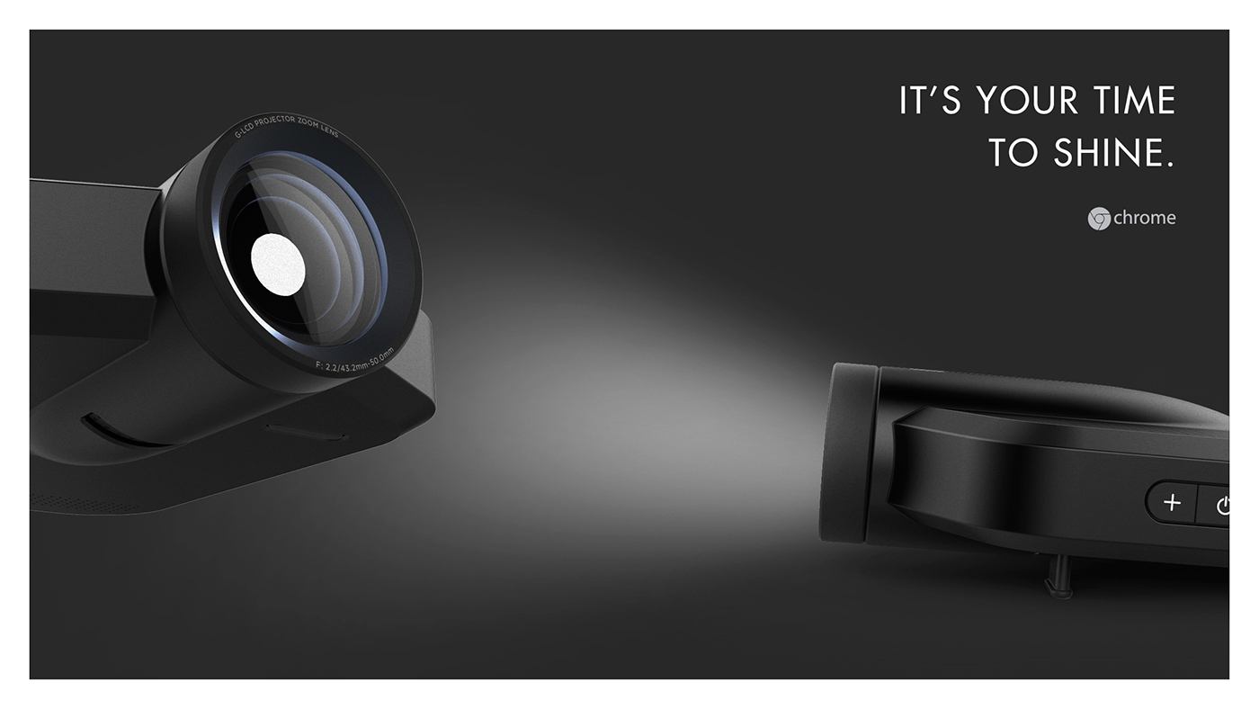 google，Projector，Black Technology，Portable，