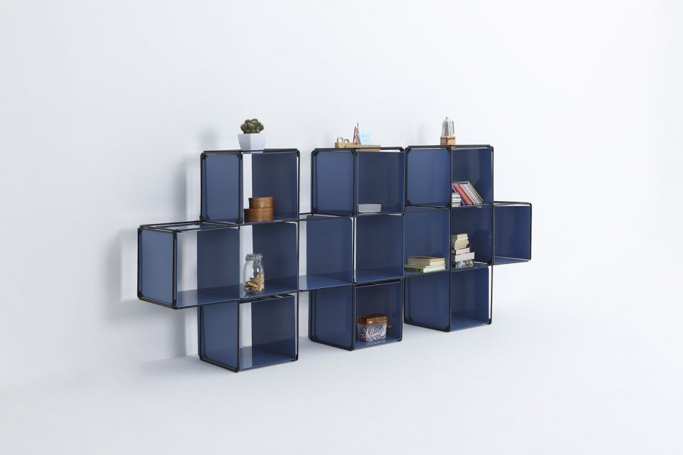 Free combination，Detachable bookshelf，Aluminum material，