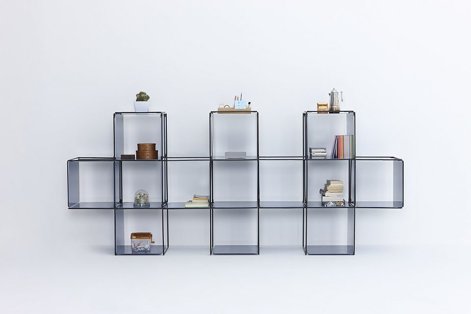 Free combination，Detachable bookshelf，Aluminum material，