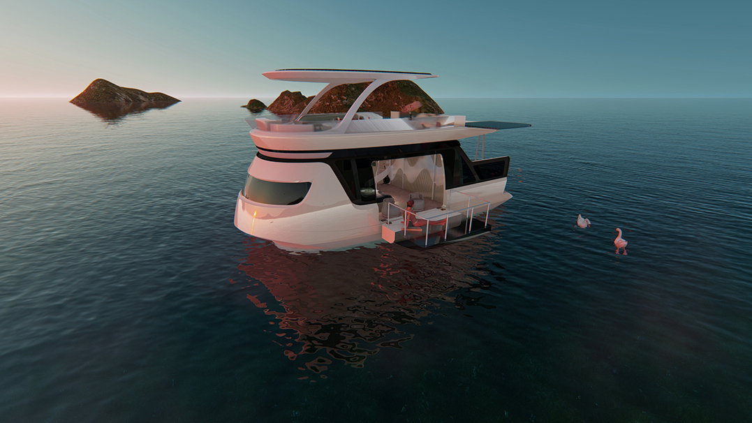 Graduation exhibition，School of design and art, China Academy of Fine Arts，Boat House，Combination module，Travel，