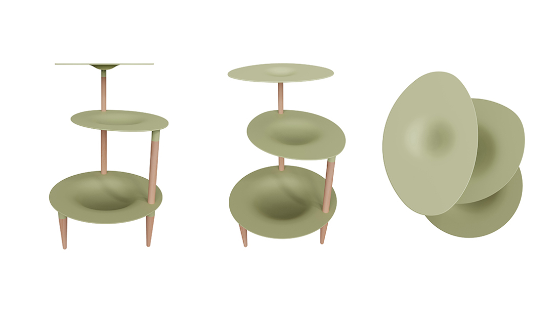 Graduation exhibition，School of design and art, China Academy of Fine Arts，High chair ，Bamboo shoot ladder type，