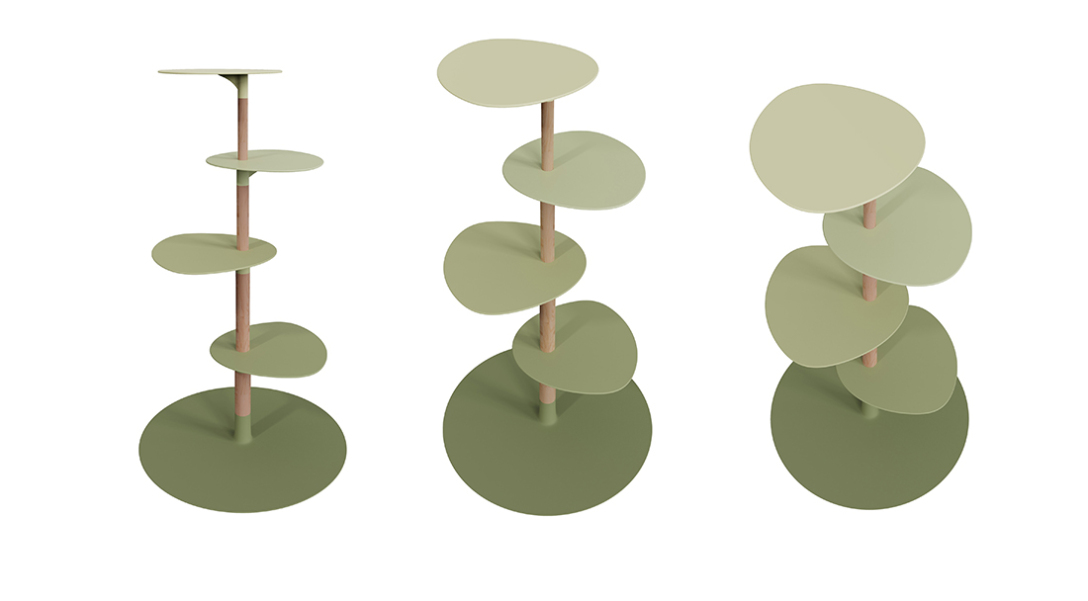 Graduation exhibition，School of design and art, China Academy of Fine Arts，High chair ，Bamboo shoot ladder type，