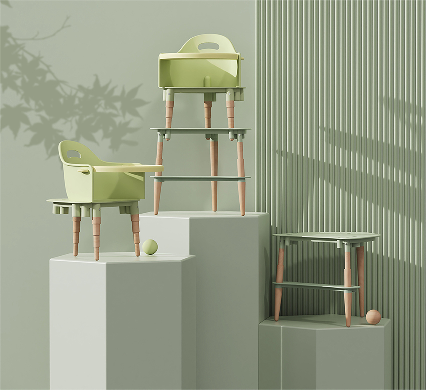 Graduation exhibition，School of design and art, China Academy of Fine Arts，High chair ，Bamboo shoot ladder type，