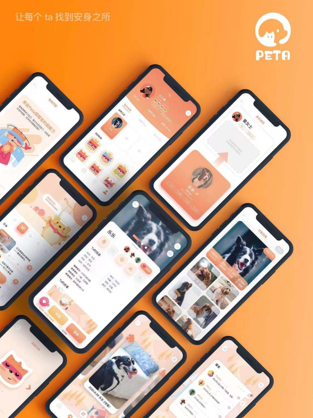 Graduation exhibition，School of design and art, China Academy of Fine Arts，Interaction design，App interface，