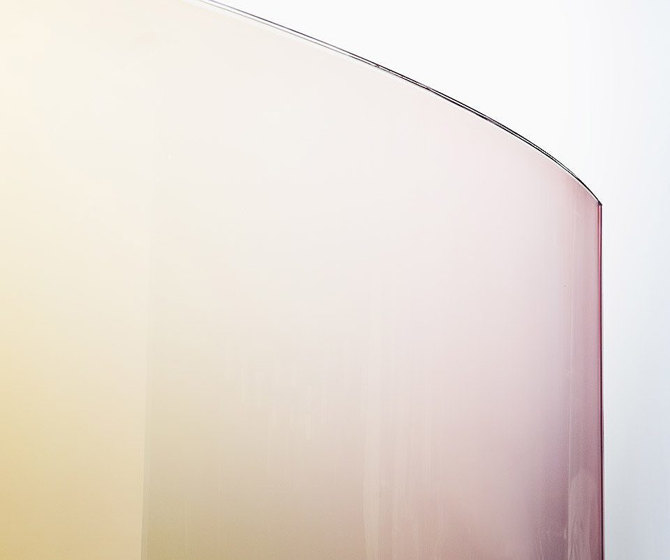 Graded glass，Japanese design，Glass chair，
