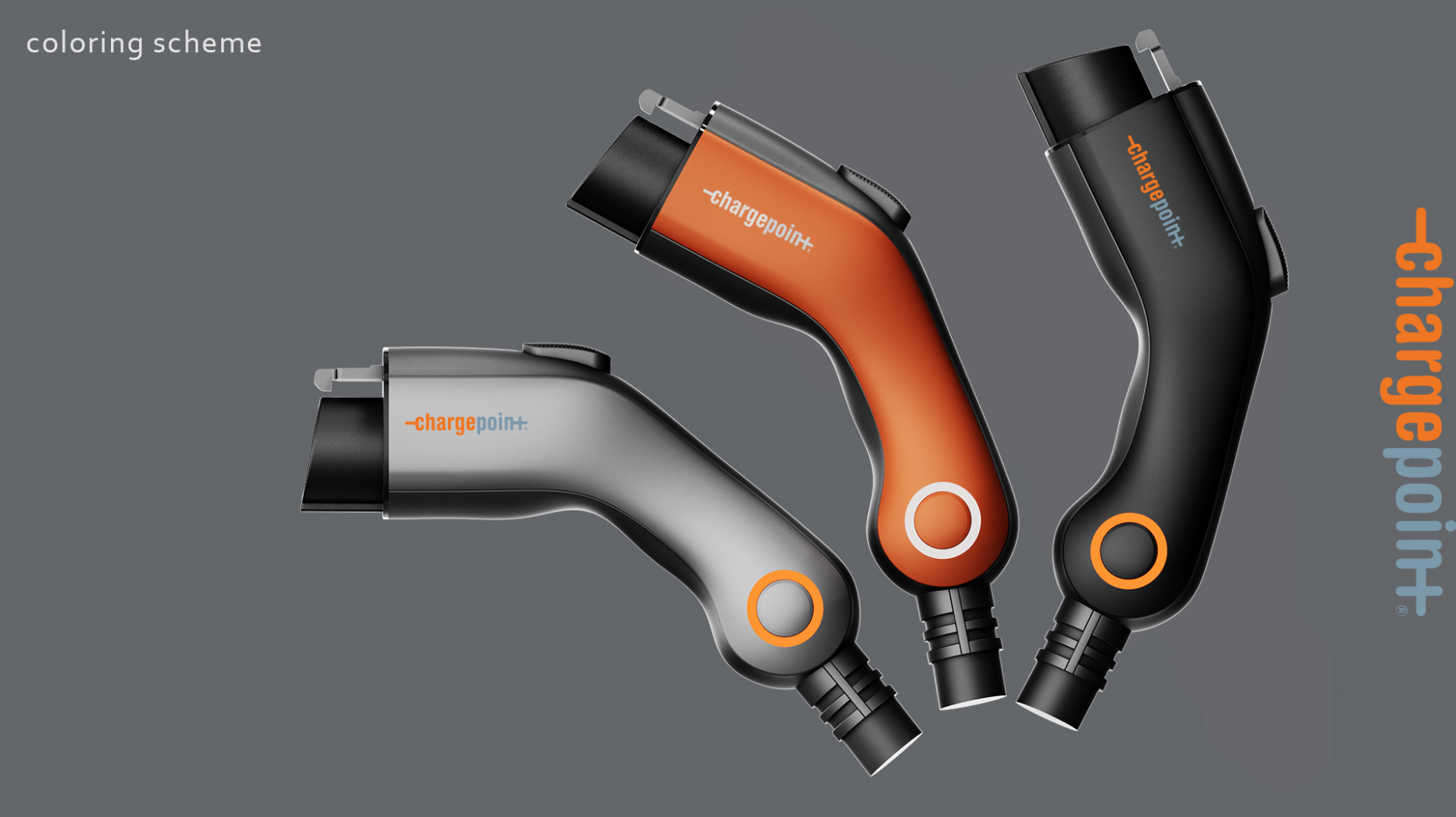 Charging gun，Modeling design，