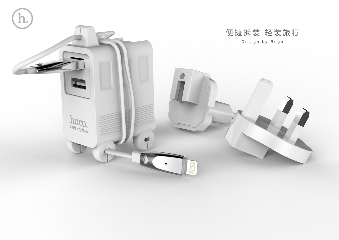 Portable travel charger，Adjustable line charger，Suit mobile travel charge，Mobile phone charger，