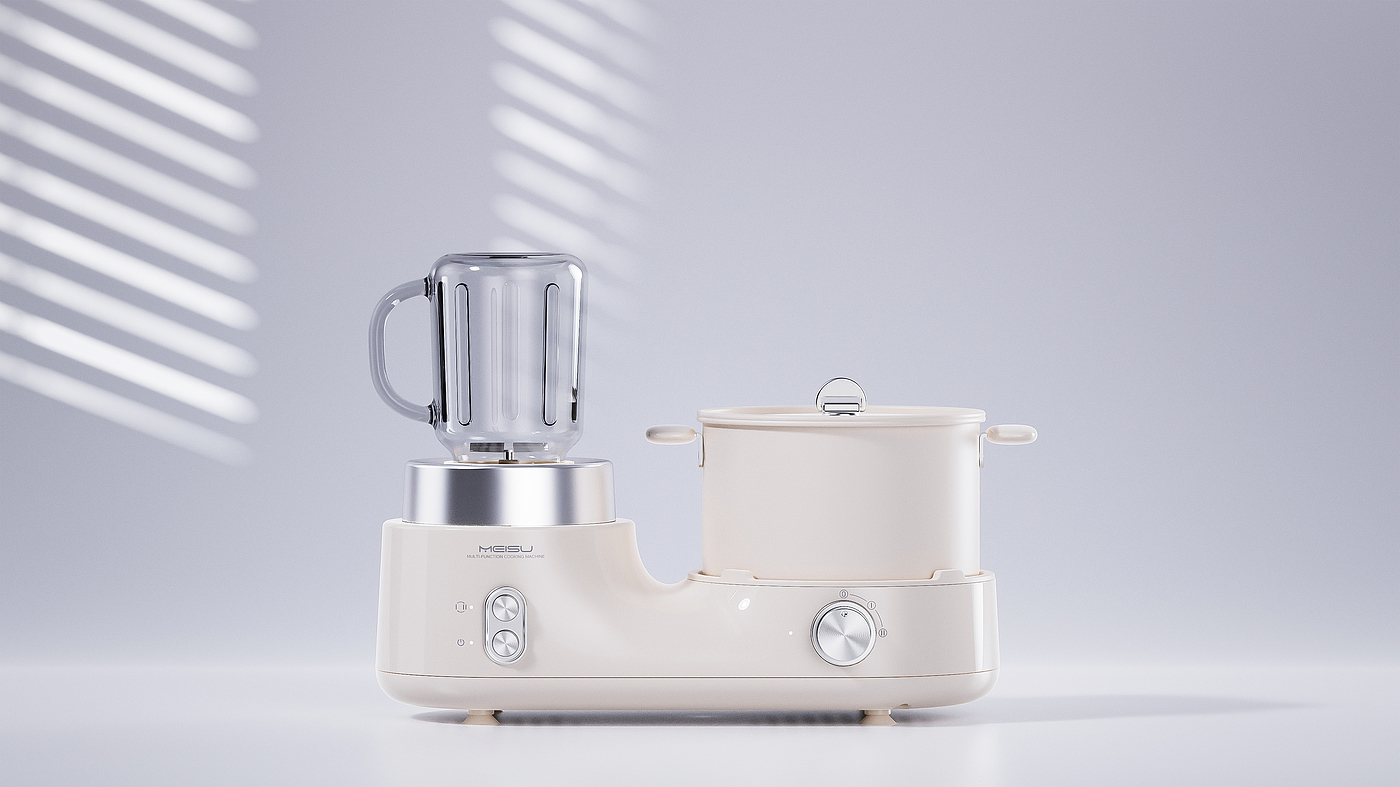 Breakfast machine，Simplicity，Retro，Branch，modelling，