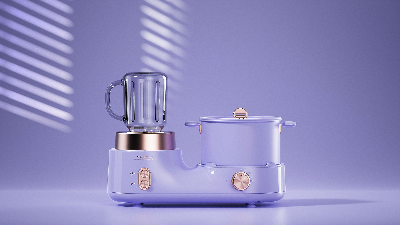 Breakfast machine，Simplicity，Retro，Branch，modelling，