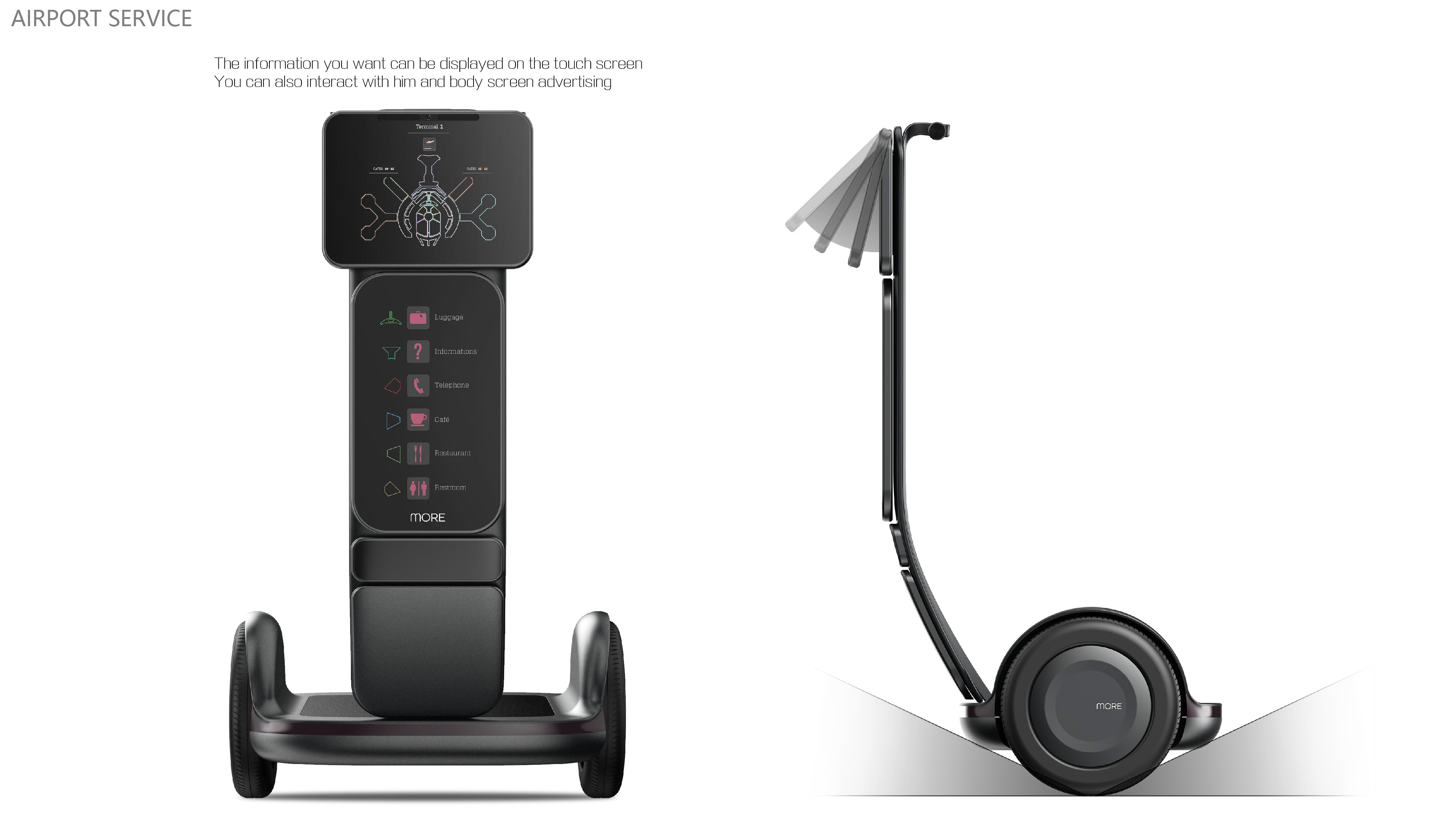 Intelligence, sharing, advertising, logistics, service, robot，