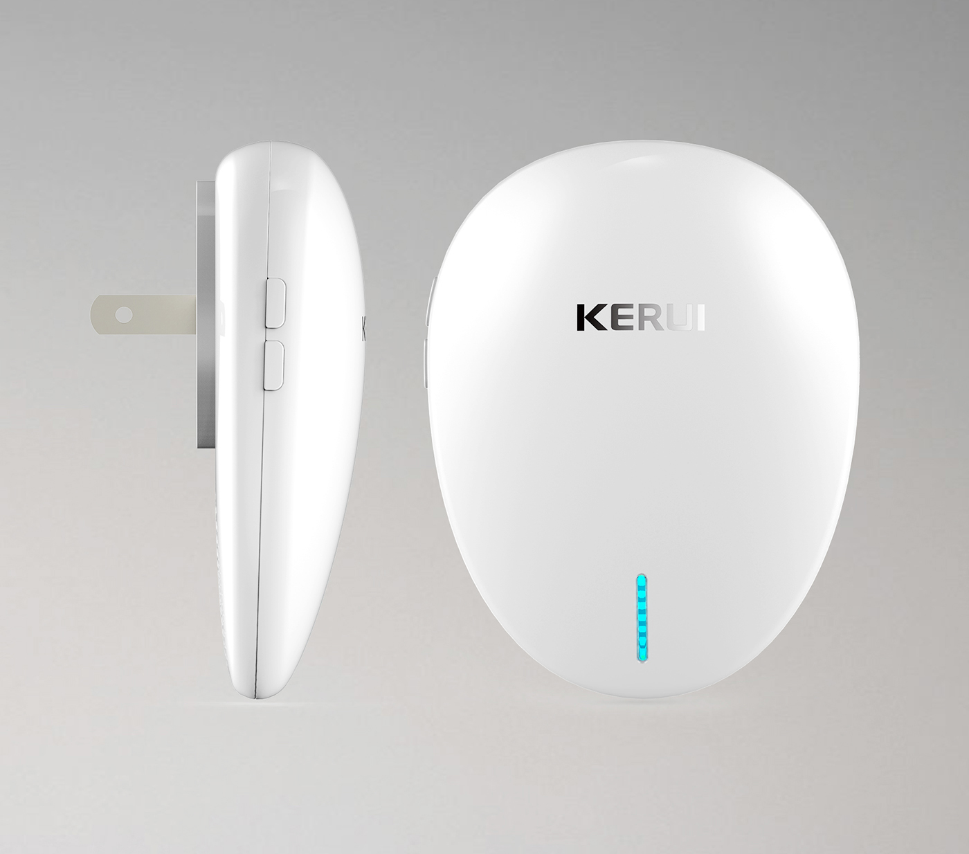 Doorbell, round, egg，