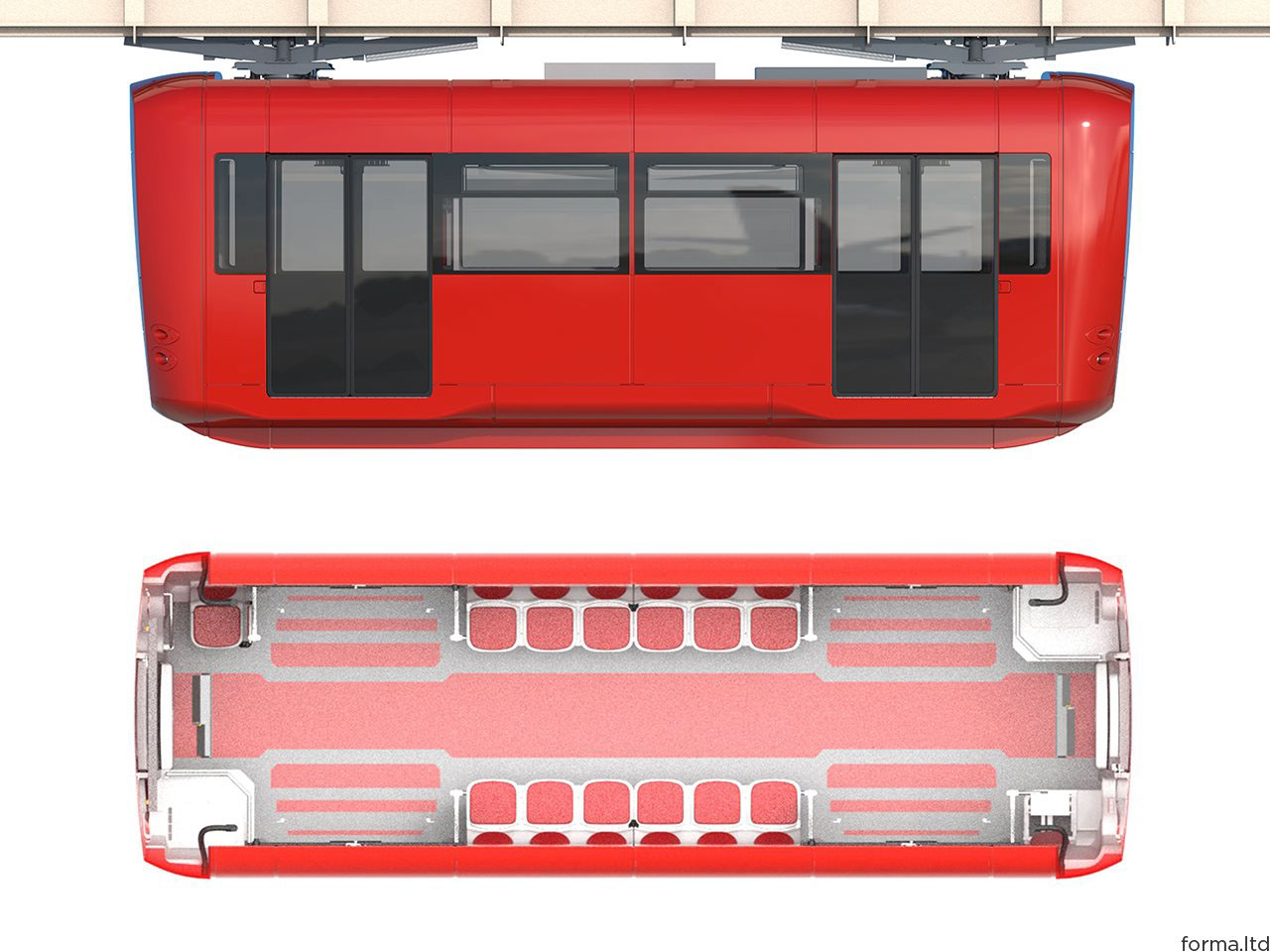 Tram，vehicle，suspension，Interior，