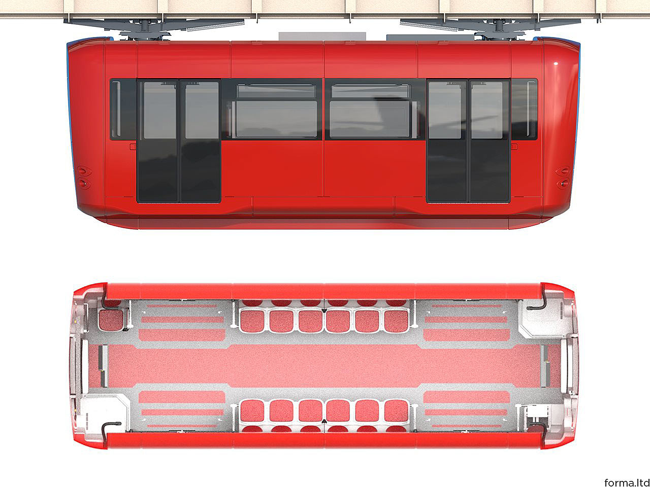 Tram，vehicle，suspension，Interior，