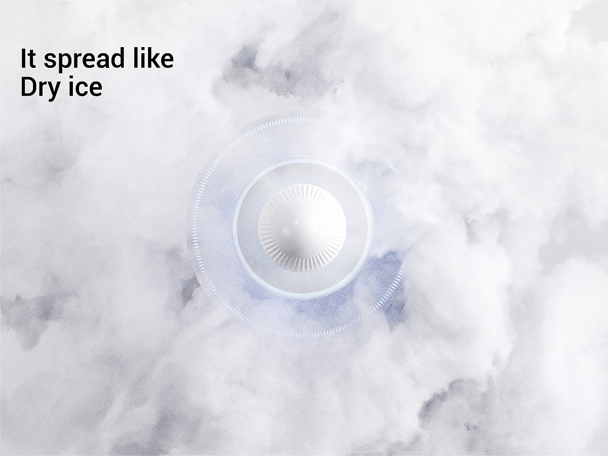 Humidifier，spacecraft，reverse geometry ，light，visualization，