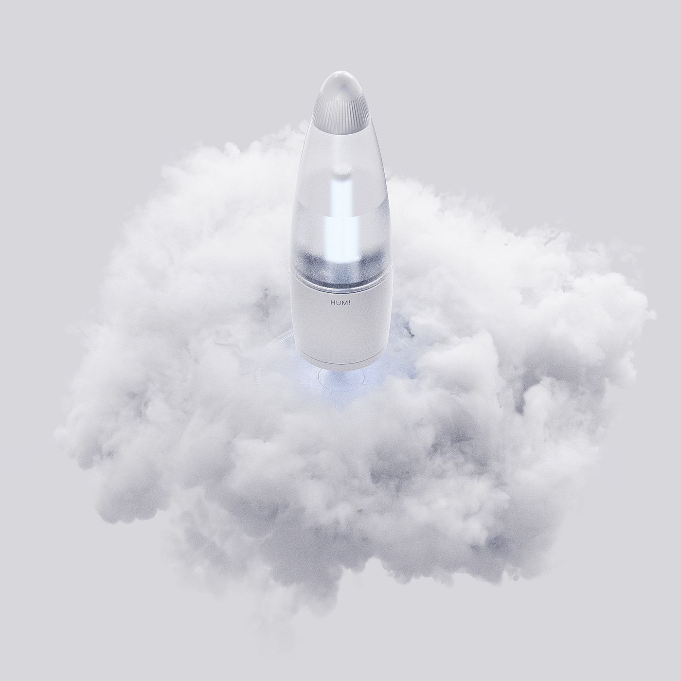 Humidifier，spacecraft，reverse geometry ，light，visualization，