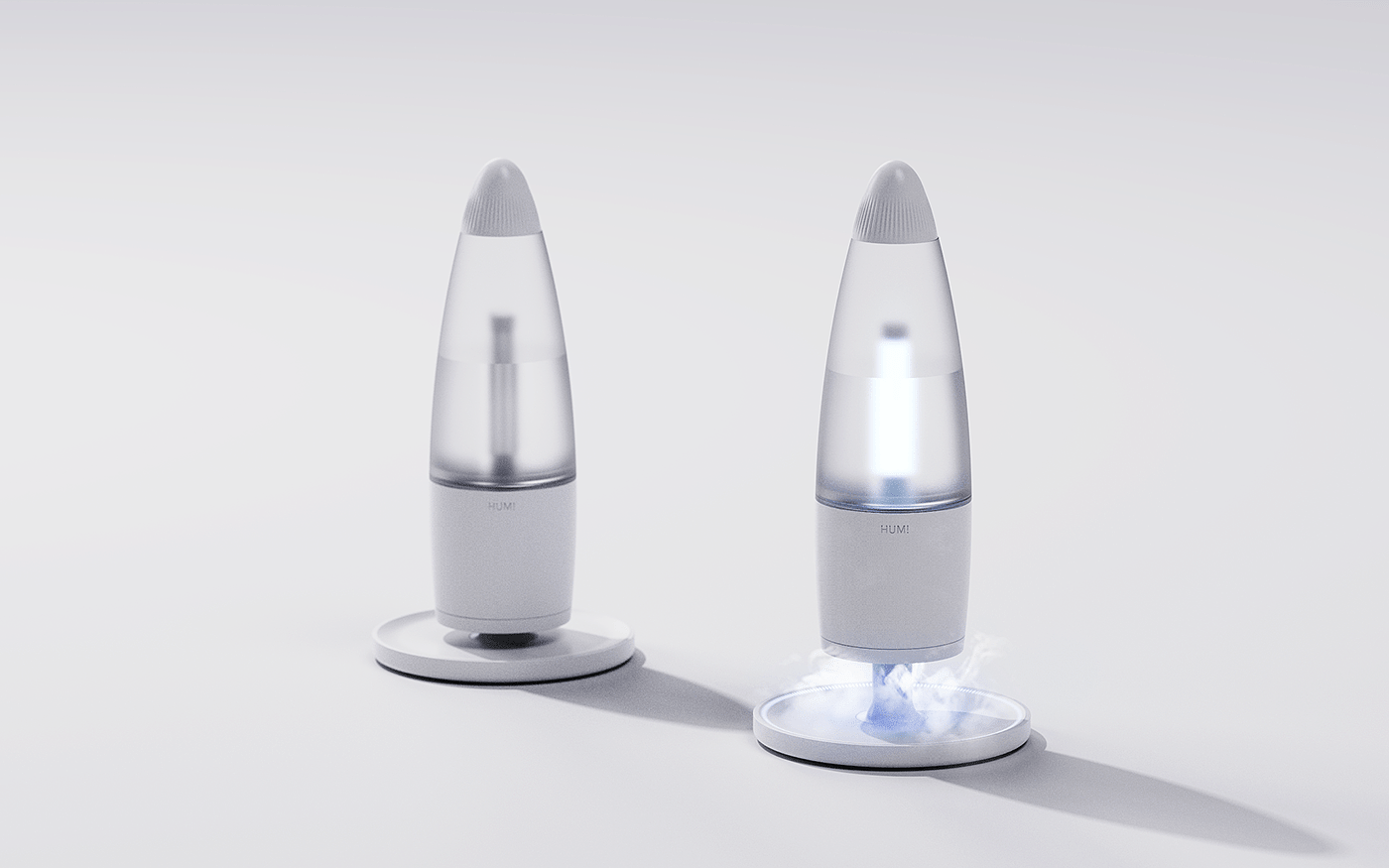 Humidifier，spacecraft，reverse geometry ，light，visualization，