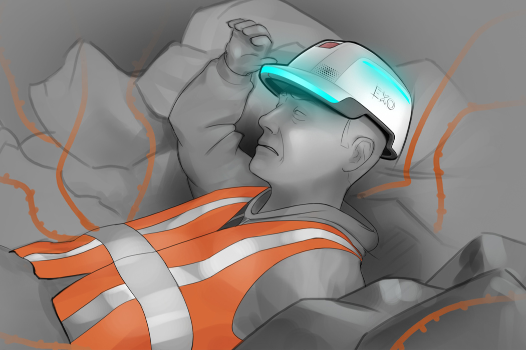 worker，disaster，security，safety hat，equipment，construction site，headset，Special population，Mask，