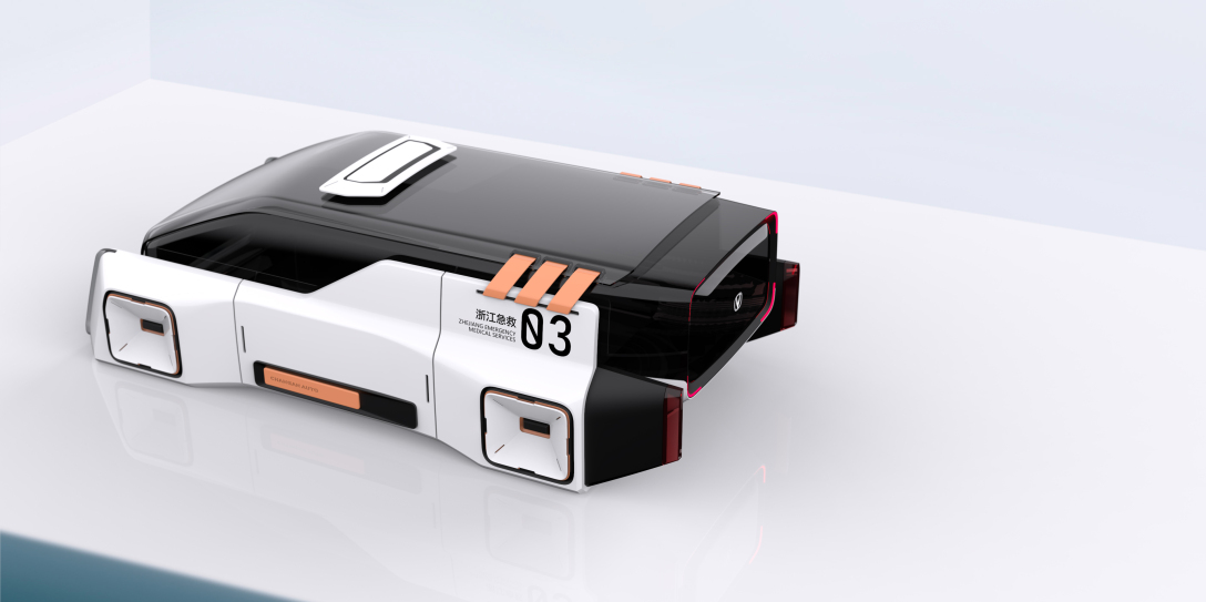 Graduation exhibition，School of design and art, China Academy of Fine Arts，Medical rescue vehicle，Medical cabin，