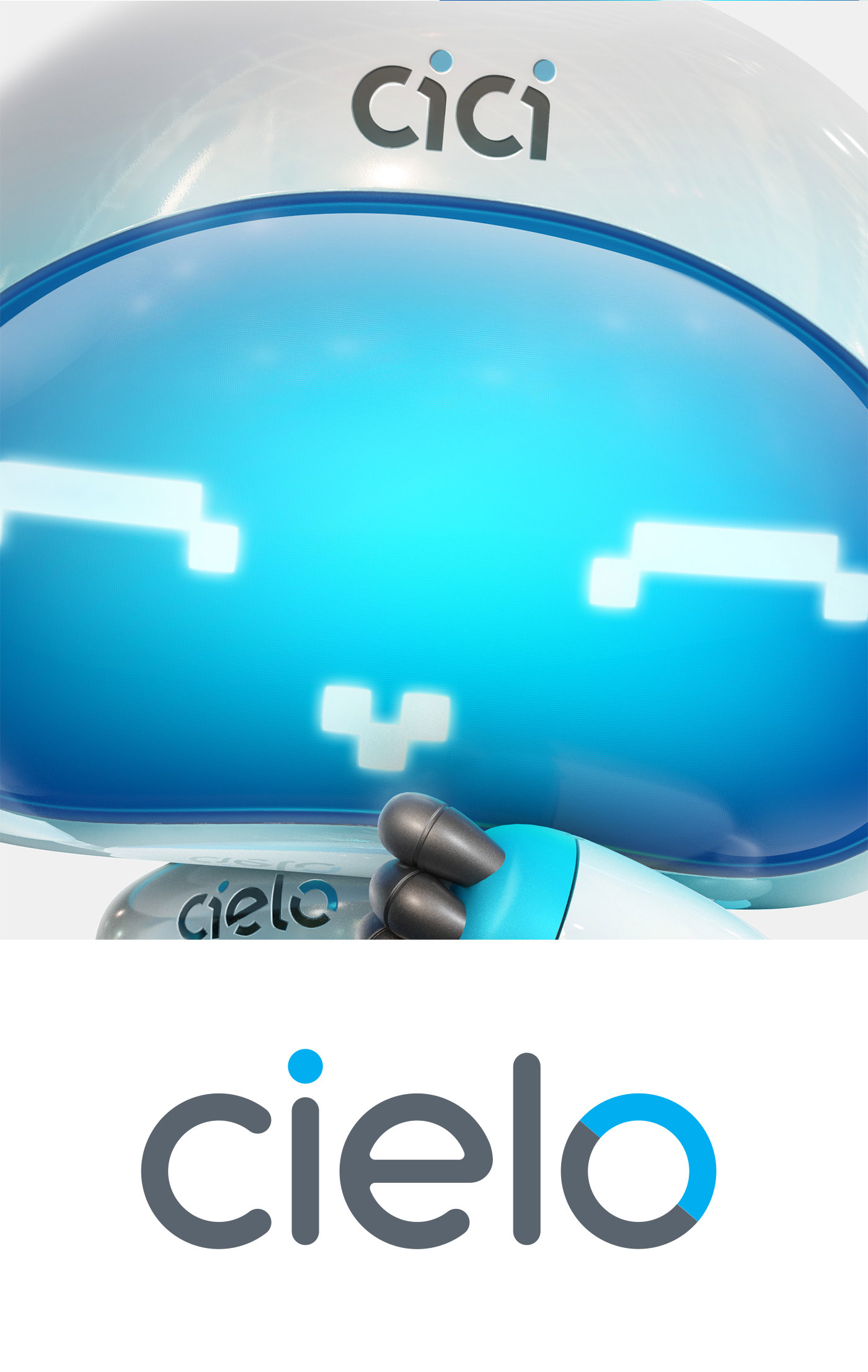 robot，animation，3d，blue，