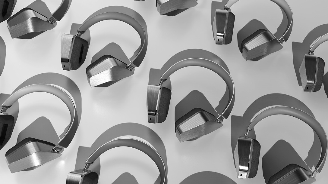 Graduation exhibition，School of design and art, China Academy of Fine Arts，headset，Fashionable and concise，Passionate yearning，