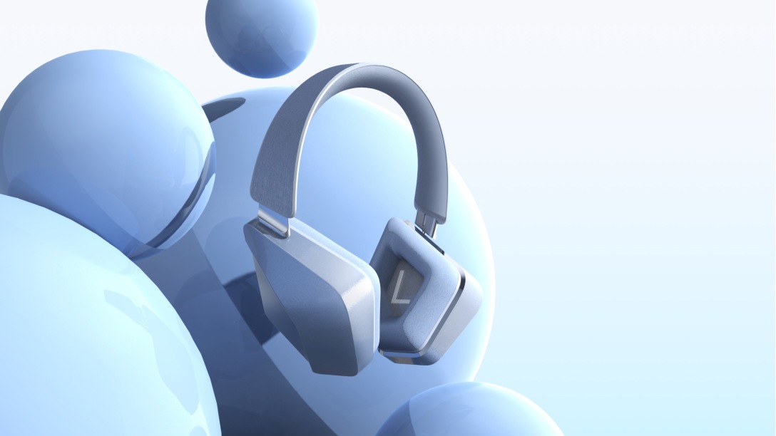 Graduation exhibition，School of design and art, China Academy of Fine Arts，headset，Fashionable and concise，Passionate yearning，