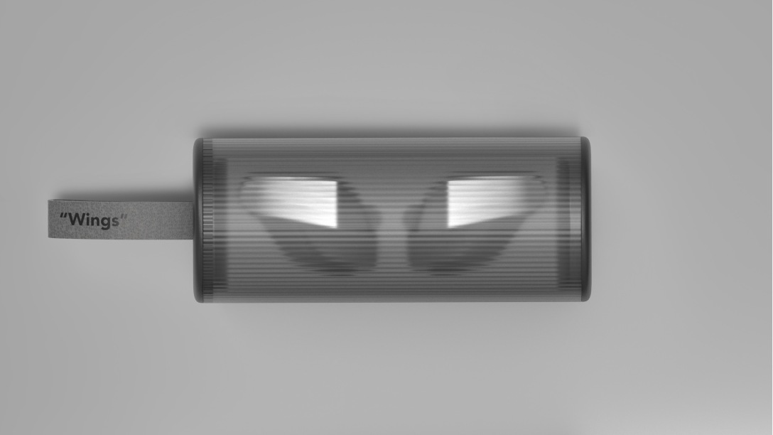 Graduation exhibition，School of design and art, China Academy of Fine Arts，headset，Fashionable and concise，Passionate yearning，