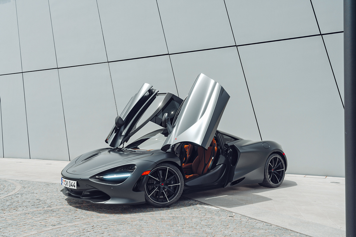 Sports car，black，mclaren，modern，