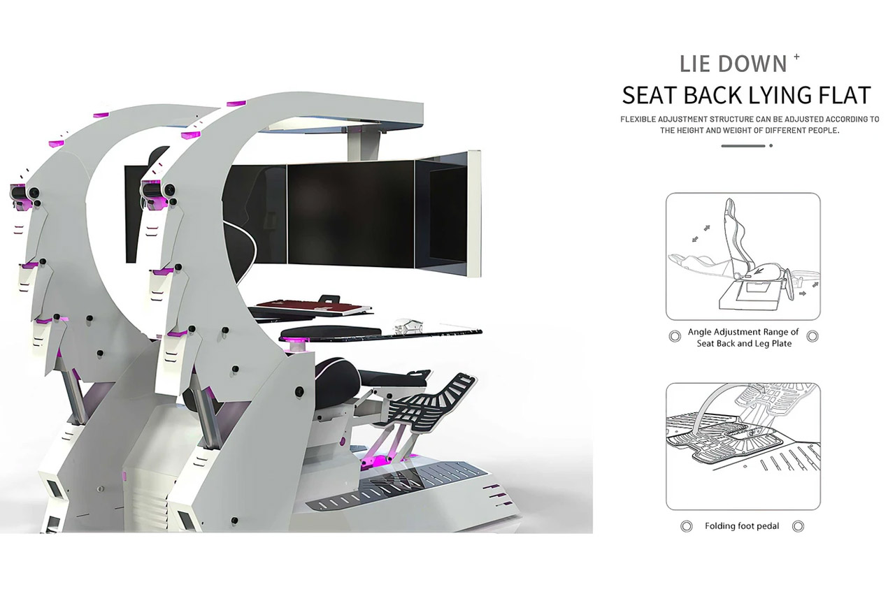 chair，workstation，speaker，comfortable，