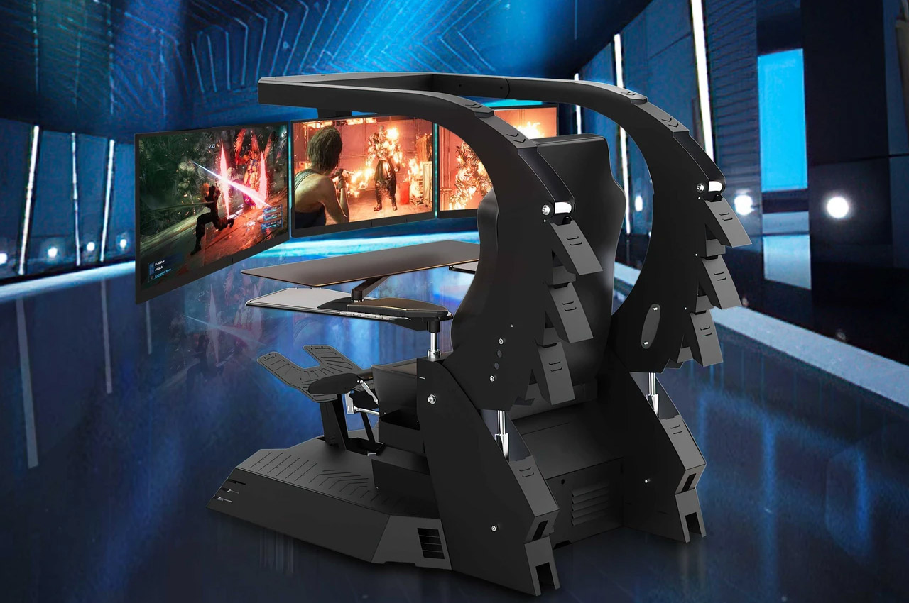 chair，workstation，speaker，comfortable，