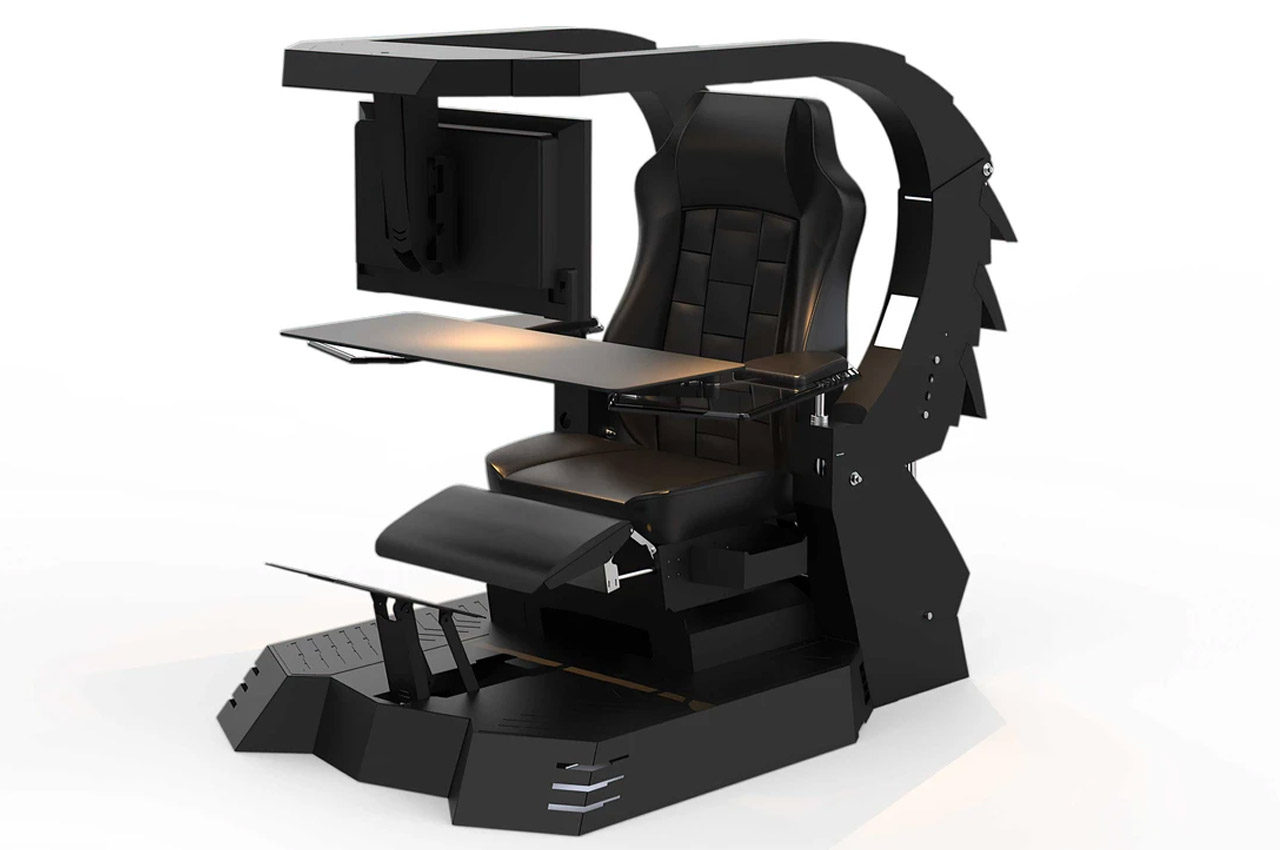 chair，workstation，speaker，comfortable，
