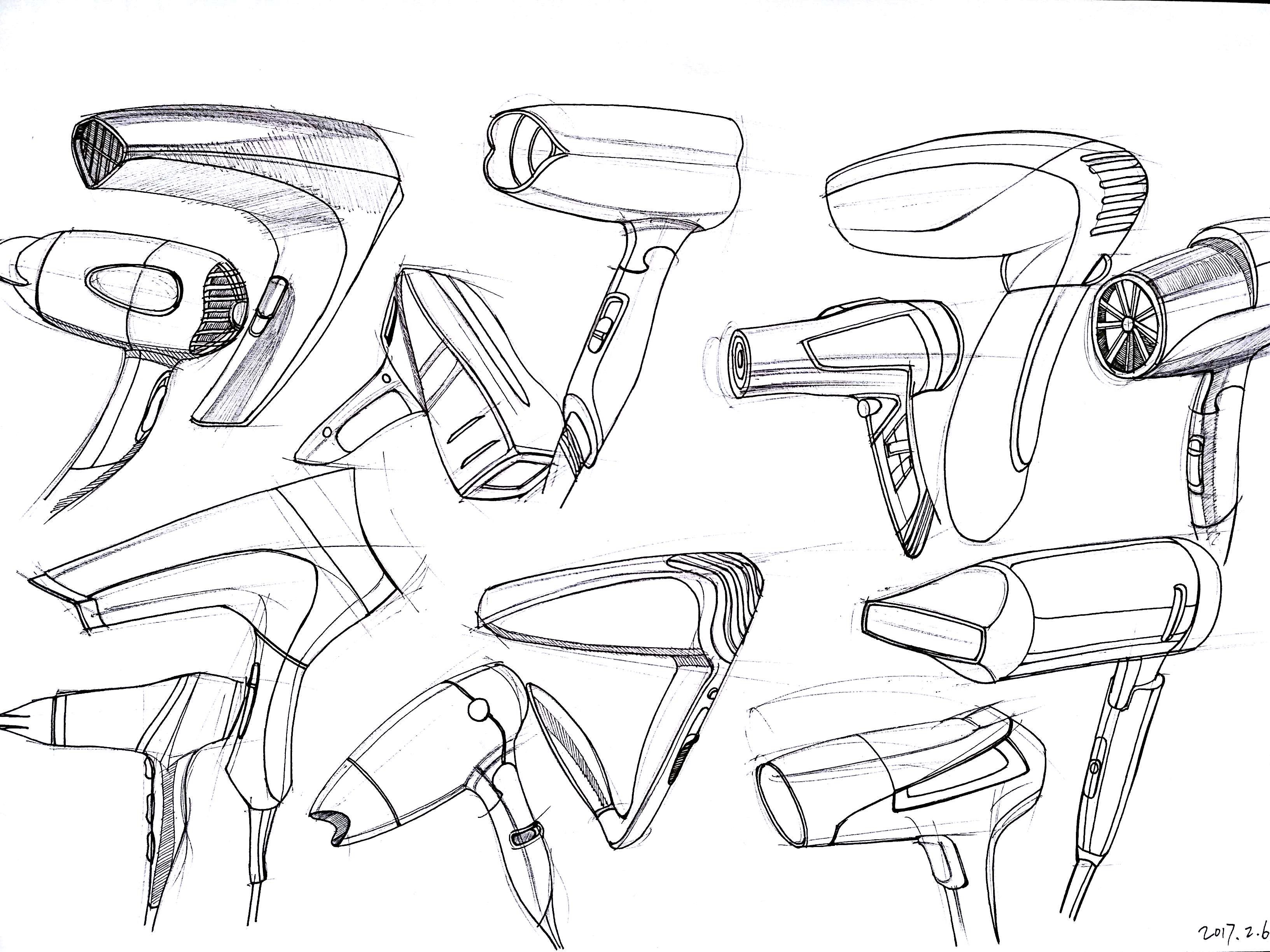 Hand drawn，Line，product，