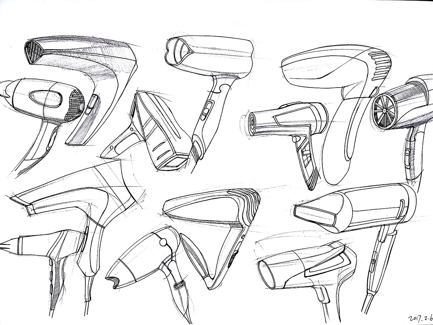Hand drawn，Line，product，