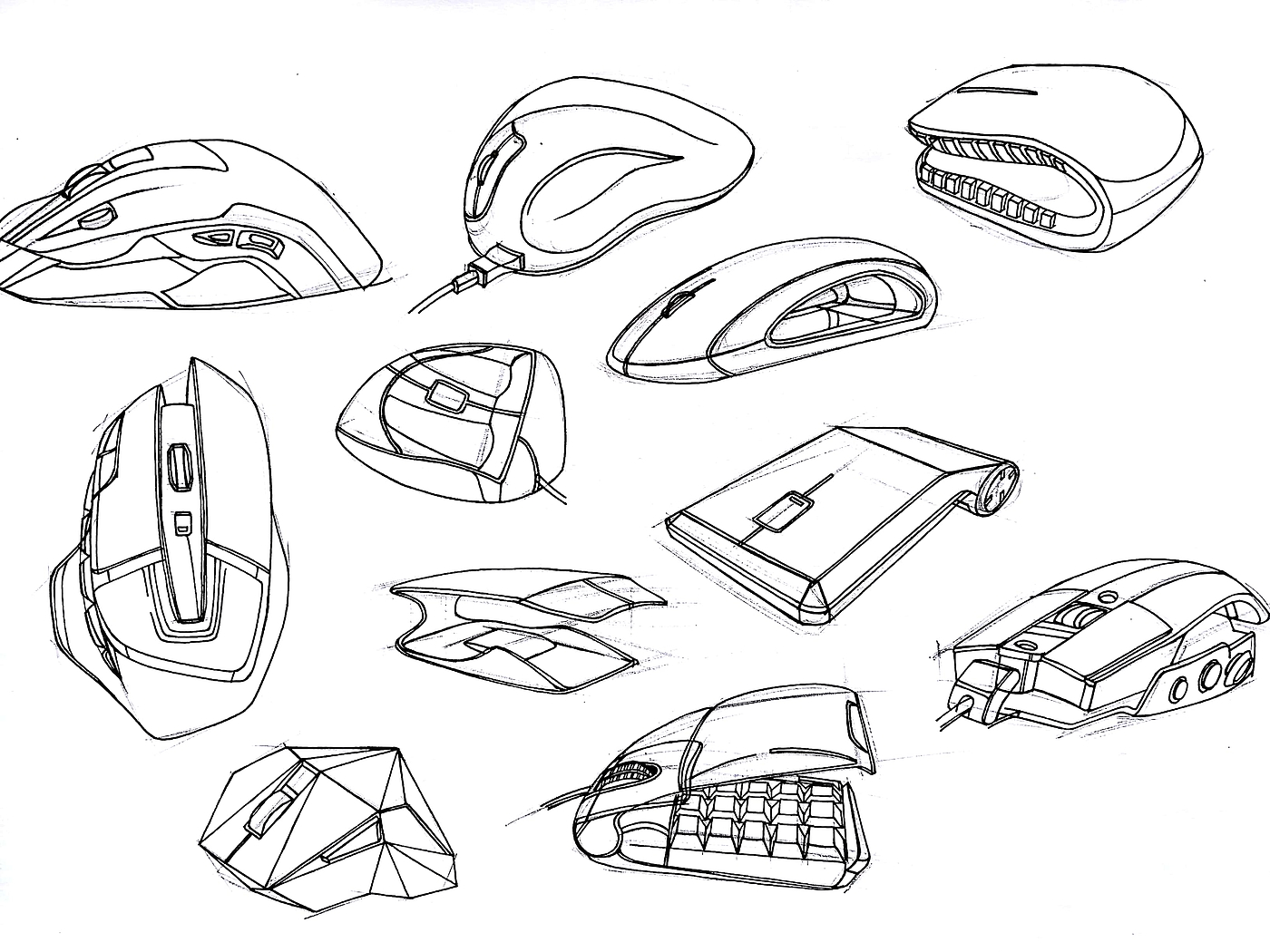 Hand drawn，Line，product，