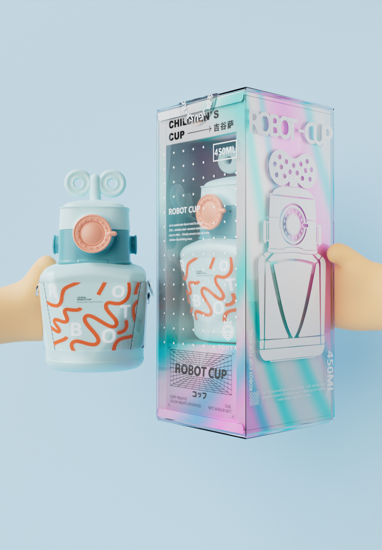 BLENDER，Mother and baby，Render，Cartoon，