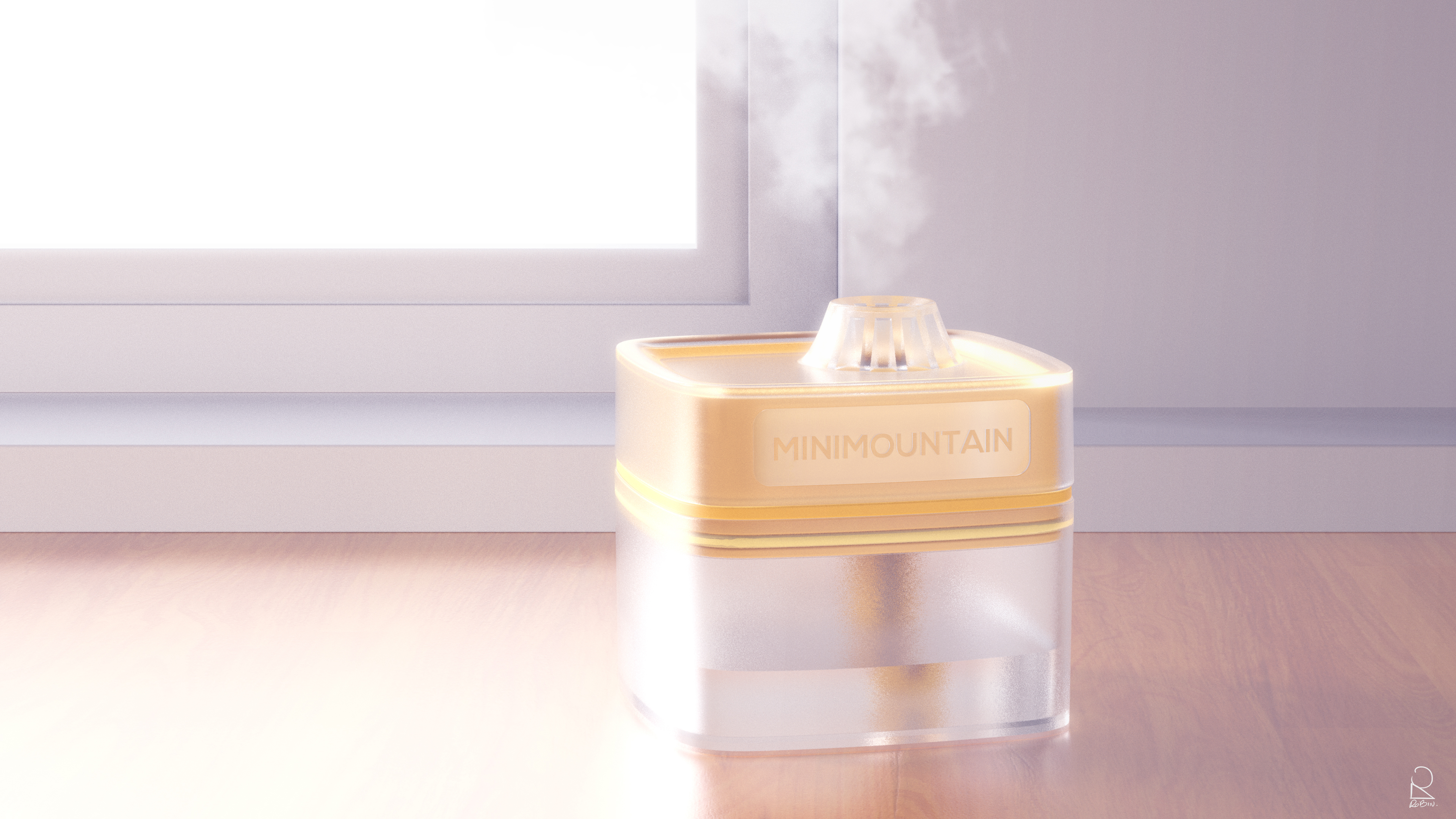 concept，practice，Humidifier，like a breath of fresh air，small home appliances，Rendering exercise，