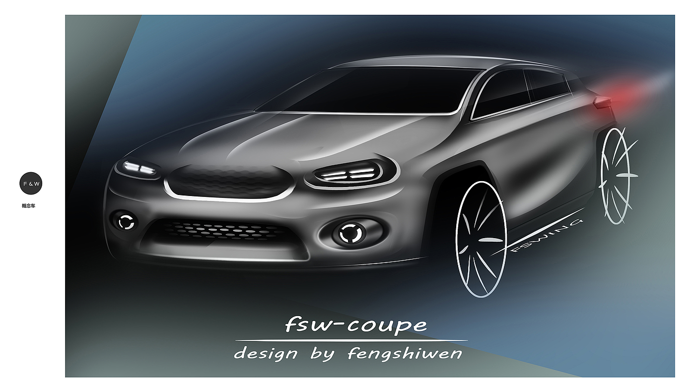 Concept Car，Design draft，，vehicle，Modeling design，