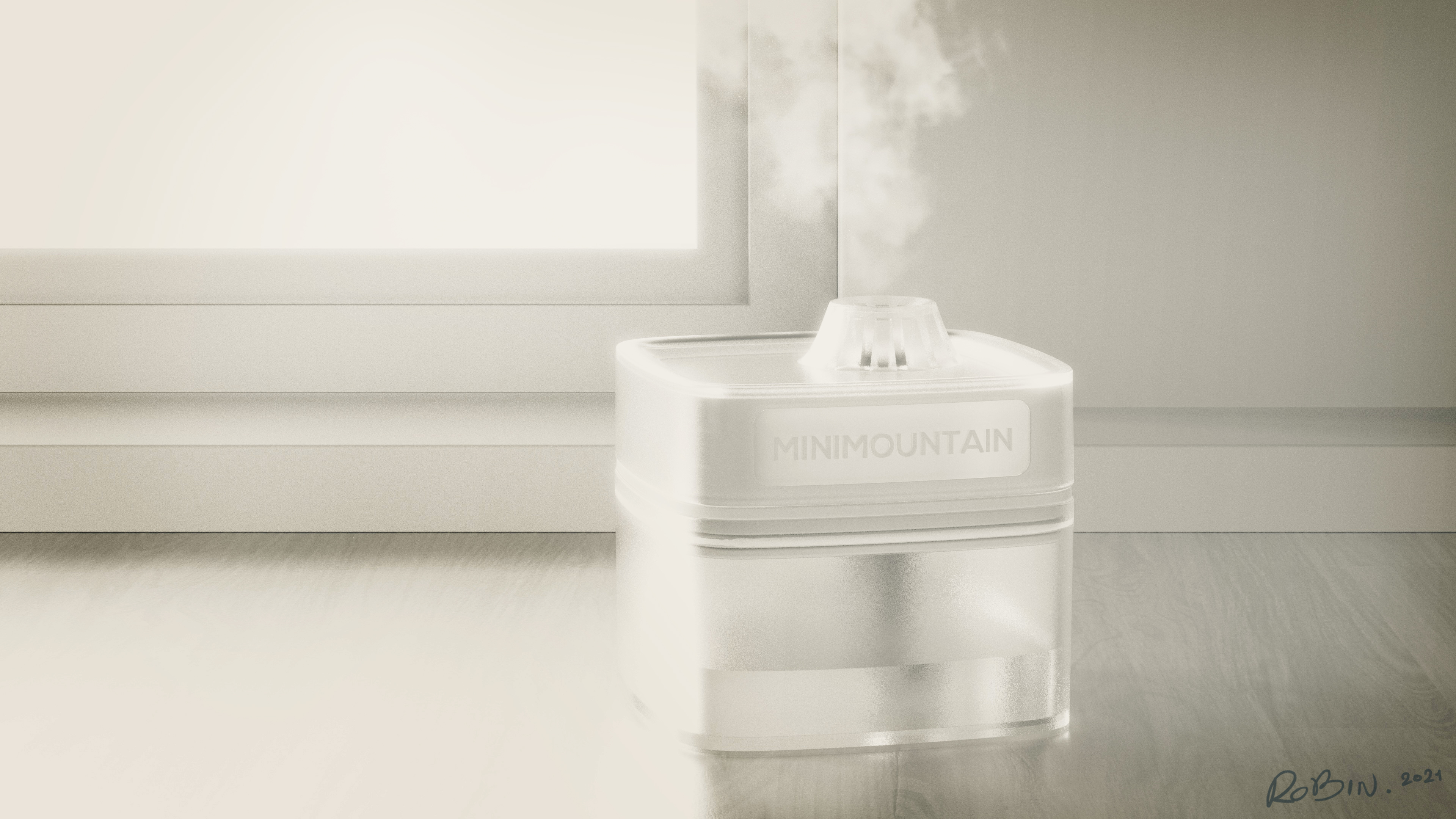 concept，practice，Humidifier，like a breath of fresh air，small home appliances，Rendering exercise，