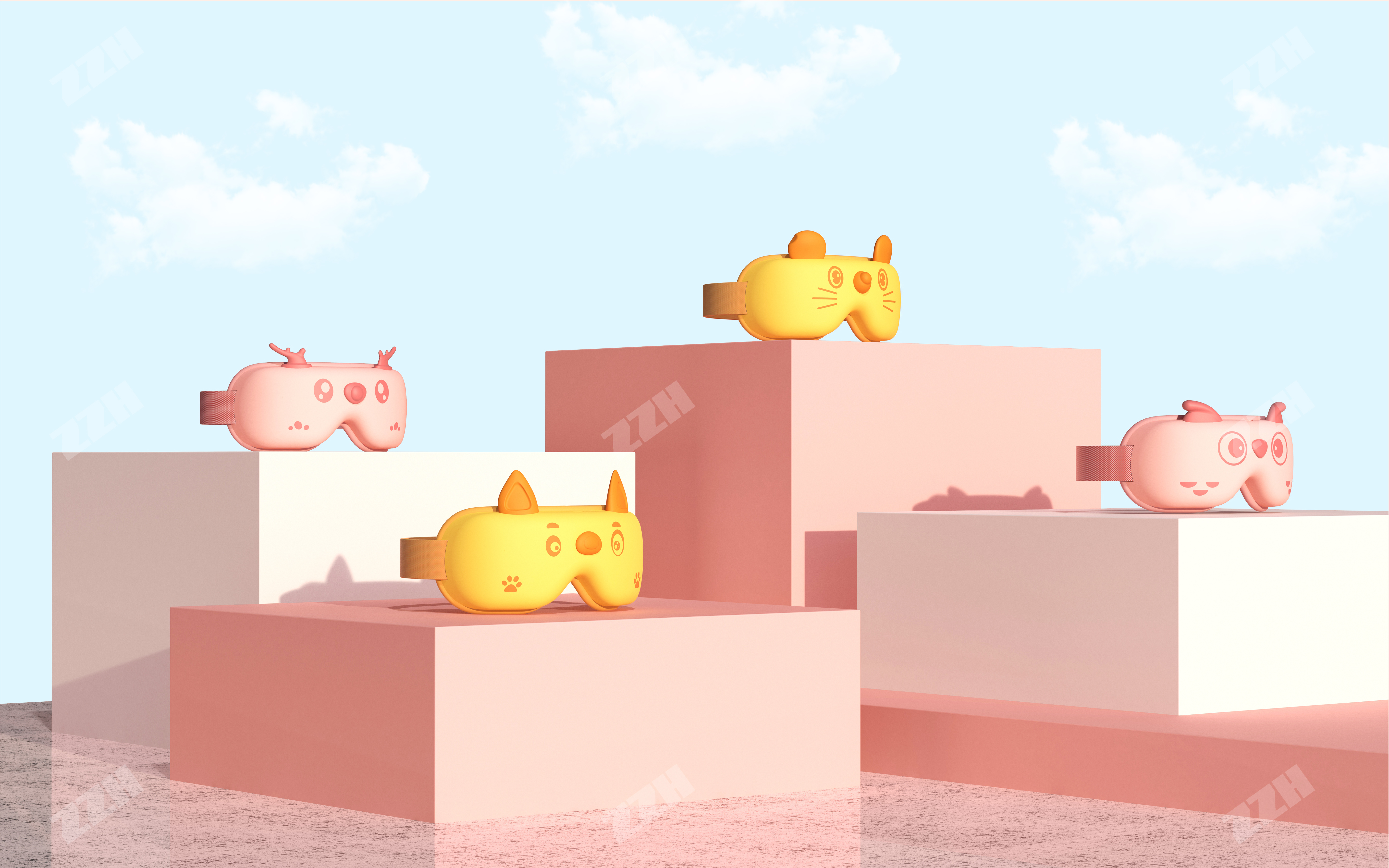 Eye massage instrument，the Chinese zodiac，animal，lovely，children，medical care，Eye protection，cute pet，