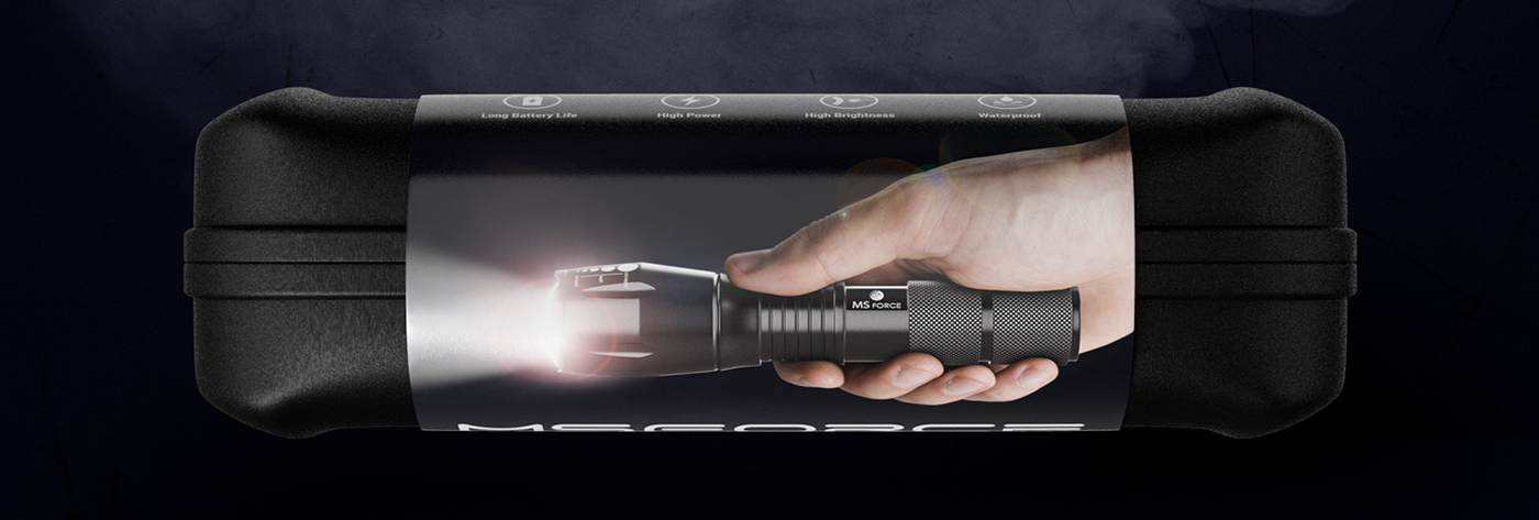 Flashlight，Pistol，military，grim，