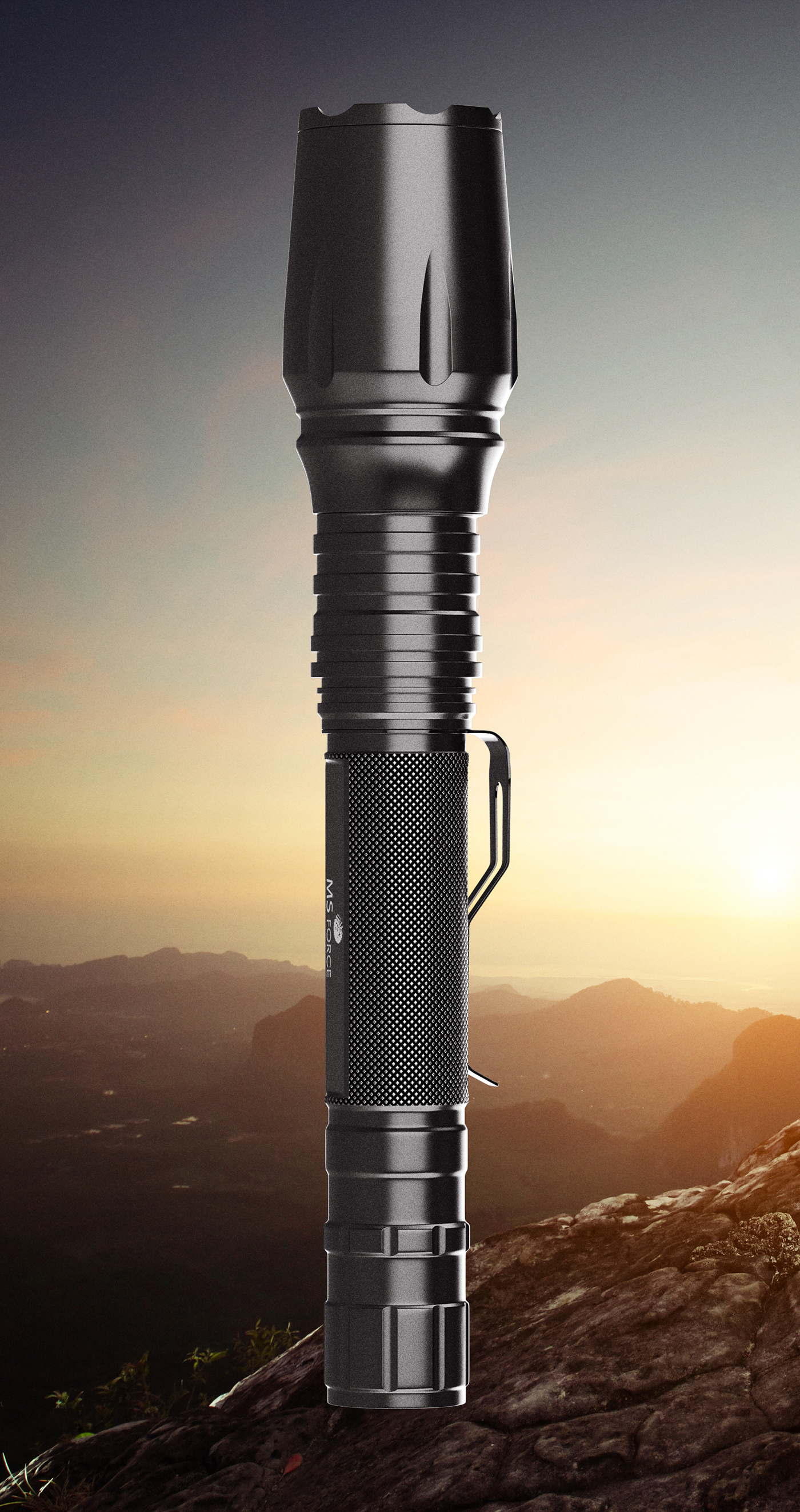 Flashlight，Pistol，military，grim，