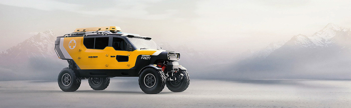 2sympleks DESIGN，Surgo，Off-road vehicle，medical care，rescue，